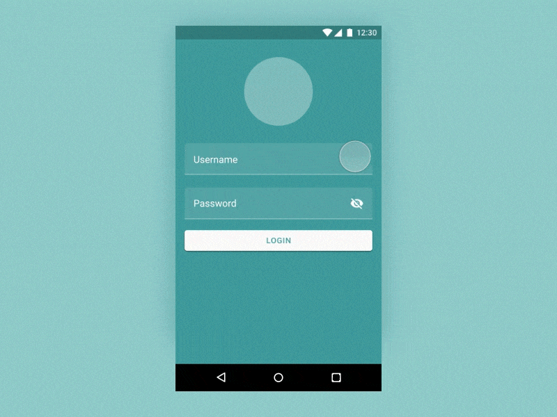 Input field animation material design ui animation ui design