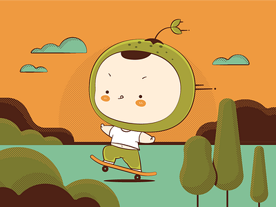 Skateboarding illustrations