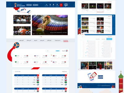 worldcup website football match ui ux website worldcup