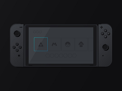 Monochrome Mondays — Part 3 console controller game illustration joystick mario monochrome mondays nintendo pokemon space gray switch zelda