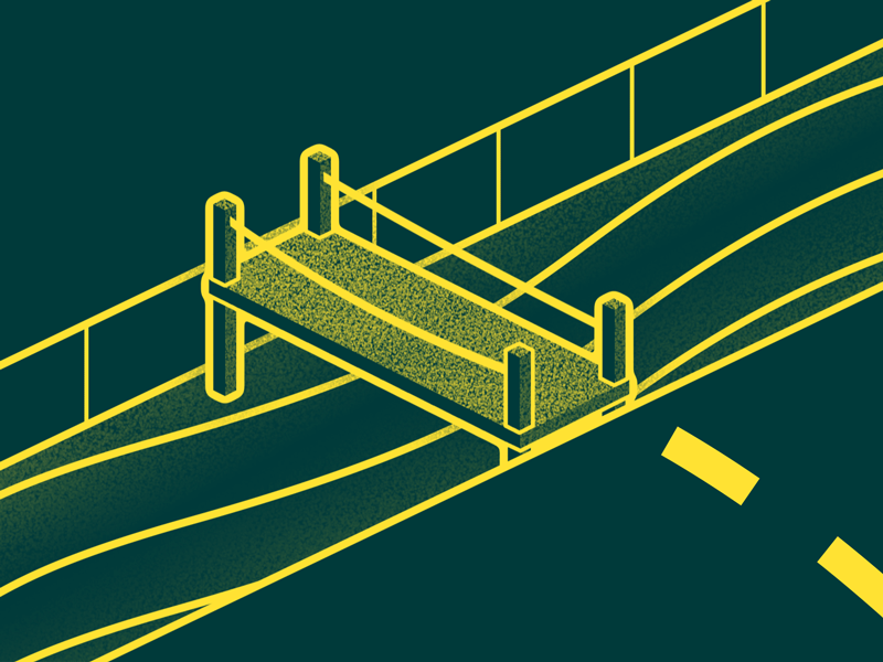 Assemblin - Bridge bridge grain help infographic loop