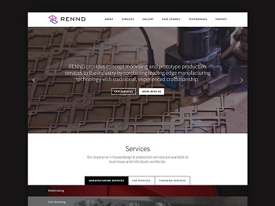 Rennd production rapid prototype user experience web design