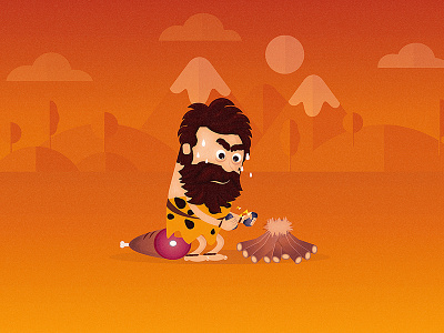The Hard Work illustrator photoshop