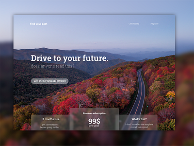 Random works #1 design home homepage landpage price sketch ui ux webdesign