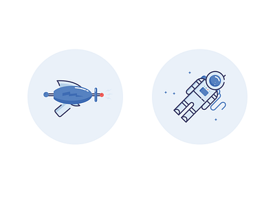 Offerzen Make icons illustration space