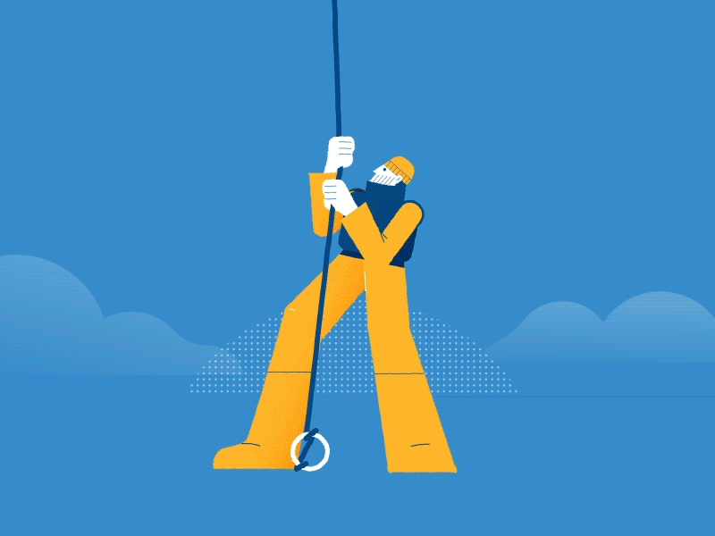 Rope Rigging animation character character design illustration motion design motion graphics navy rigging rope sailing