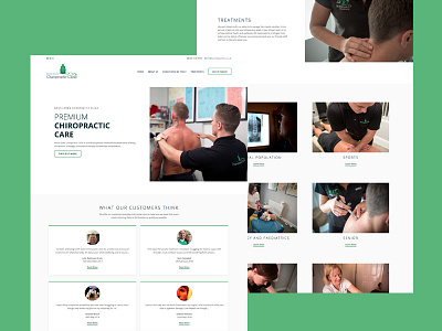 North Down Chiropractic Clinic chiropractic ui ux web design website wordpress