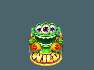 Alien alien animation casino gif icon logo motion slot wild