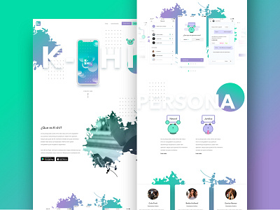 K7 Landing Page landing page minimal trend ui website