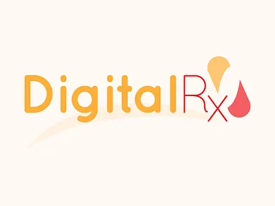 Digital RX Logo 1 design graphic design logo ui ux