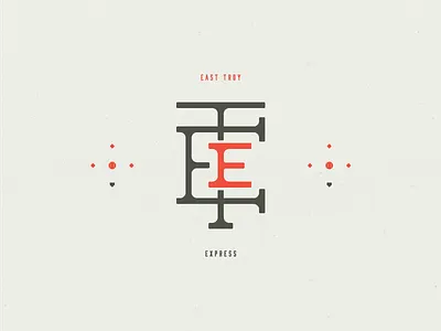 ETE baseball combo east express hat logo minor league train troy