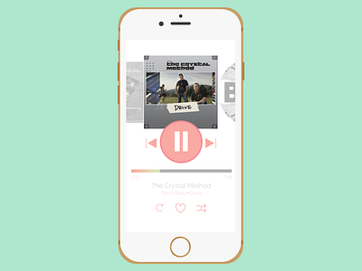 Music Player 009 dailyui musicplayer