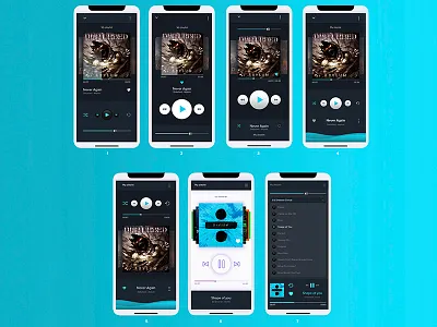Music App app application music next player preview repeat setlist song sound volume