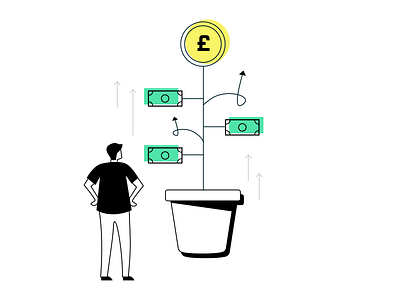 Watch your investment grow 🌱 chart grow invest investment money