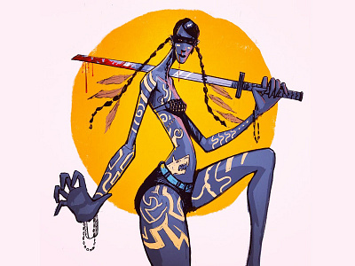 girl power characterdesign digitalart drawing illustration ipadpro procreate sketch