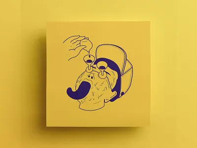 Big In Japan concept editorial eventposter illustration lineart melt publication