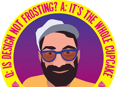 Self-promotion stickers design