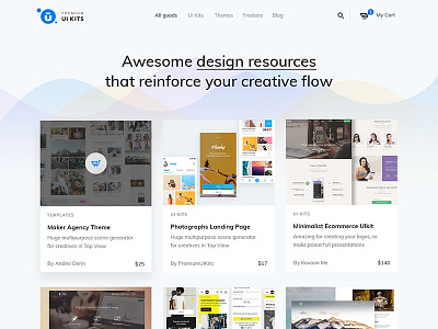 Marketplace Home Page designer kit landing page logo marketplace mobile product responsive ui design ui kit upload vendor