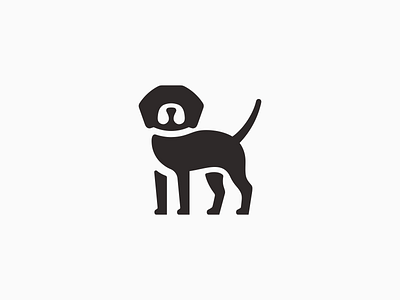 Dog branding dog geometry icon identity illustration logo logotype minimalism