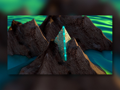 Pyramid cinema4d graphicdesign illustration