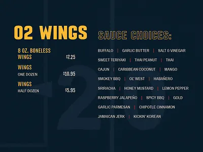 Sports Bar menu athletics bar football menu restaurant sports