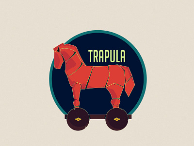 Trapula - A trap horse illustration trojan
