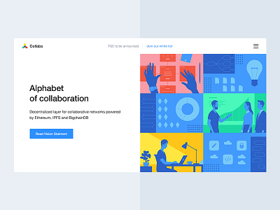 Collabs illustraton web website