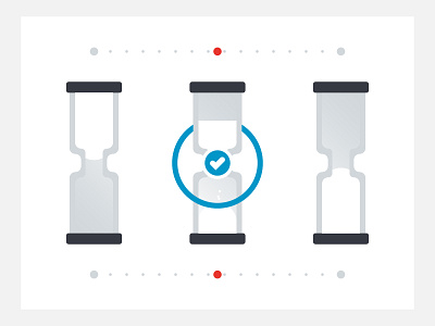 3 Hourglasses check hourglass hourglasses illustration time time keeping