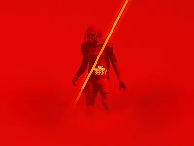 A Warrior Rules the Kingdom art chiefs design football graphic design nfl sports