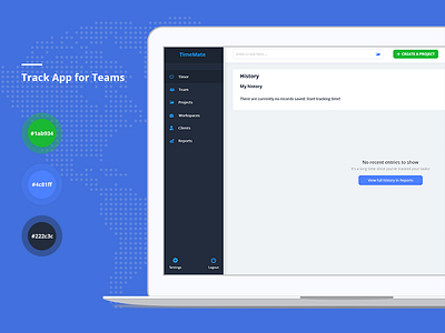 Track App for Teams - Web Application app clean design ilicaleksandar product track ui ux