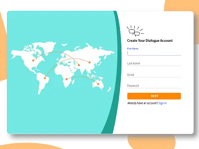 UI Challenge #001 - Sign Up challenge daily ui sign in sign up ui