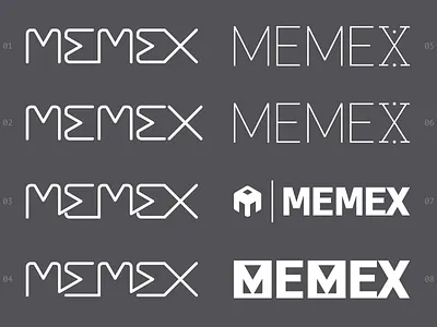 Memex Logo Exploration logo memex