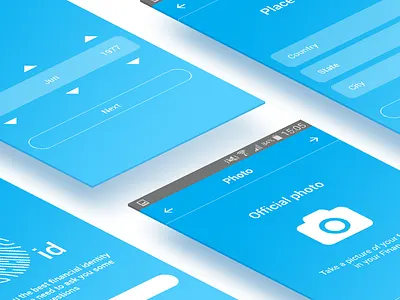 Swapy Financial ID App blockchain dapp decentralized app ethereum mobile app mobile application ui user experience user interface ux