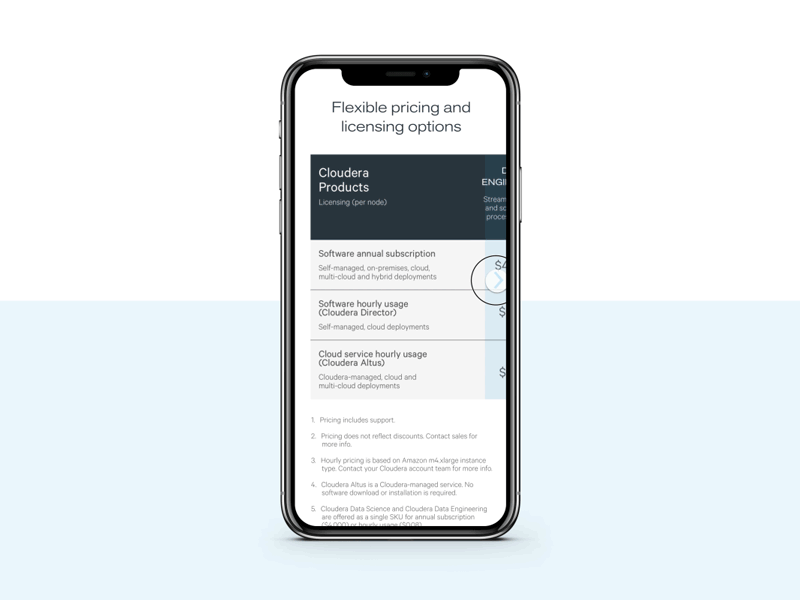 Pricing Table mobile pricing table ui ux