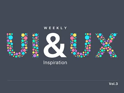 Weekly UI & UX Inspiration vol. 3 article blog inspiration layout minimal simple typography ui ux