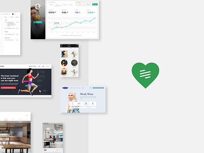 End Of An Era branding clean heart logo minimal product design ui ux