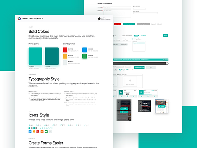 Marketing Essentials Ui Kit brand button commerce controls guideline kit style ui ux web