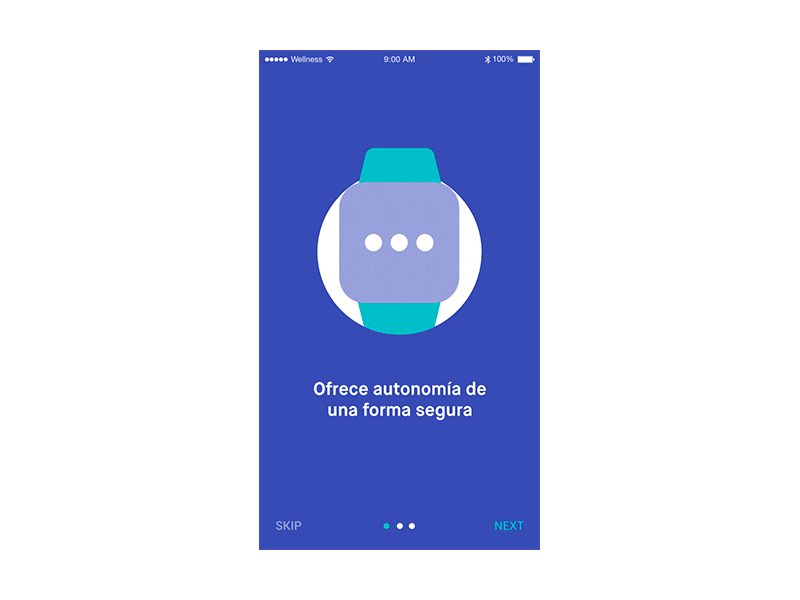 Onboarding_app animation blue onboarding product ui