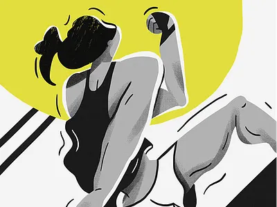 Box box branding dynamics functional illustration sport trx