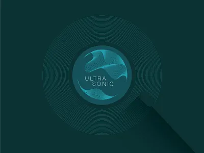Ultra Sonic adobe concept cover design graphic illustration illustrator music vector vinyl