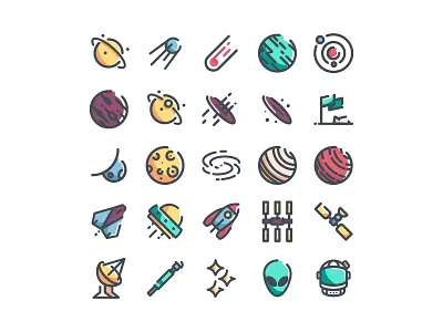 Space Icon icon icon design icon pack iconutopia space