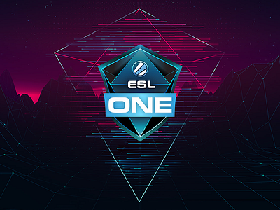 ESL One Keyart eslone esport gaming keyart onair sports television