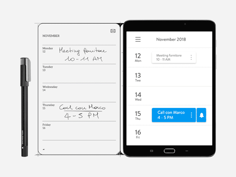 Don't leave it on paper by Moleskine artdirection branding interaction landing motion paper uiux