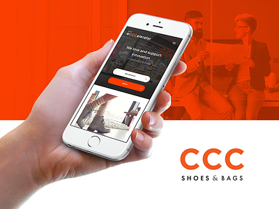 Retail aCCCelerator - landing page footwear landingpage shoes webdesign