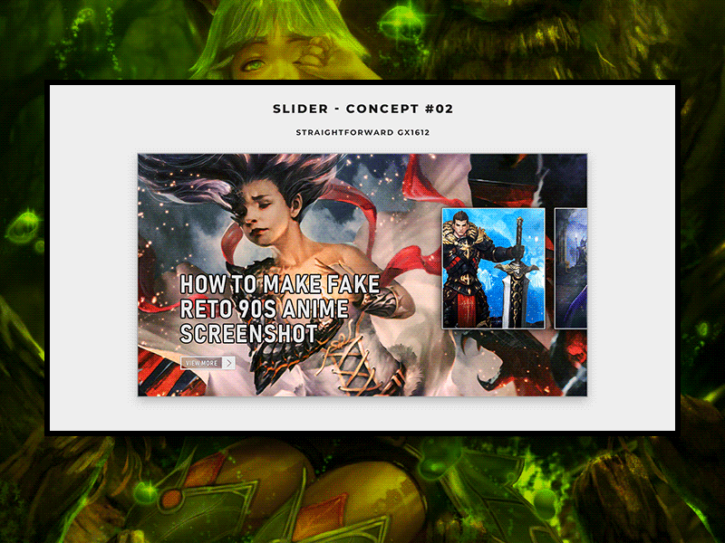 Slider concept #02 blue concept design grid m4terial slider system tokio web webdesign