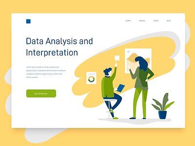 Data analysis brainstorming characters colorful creativity people svov