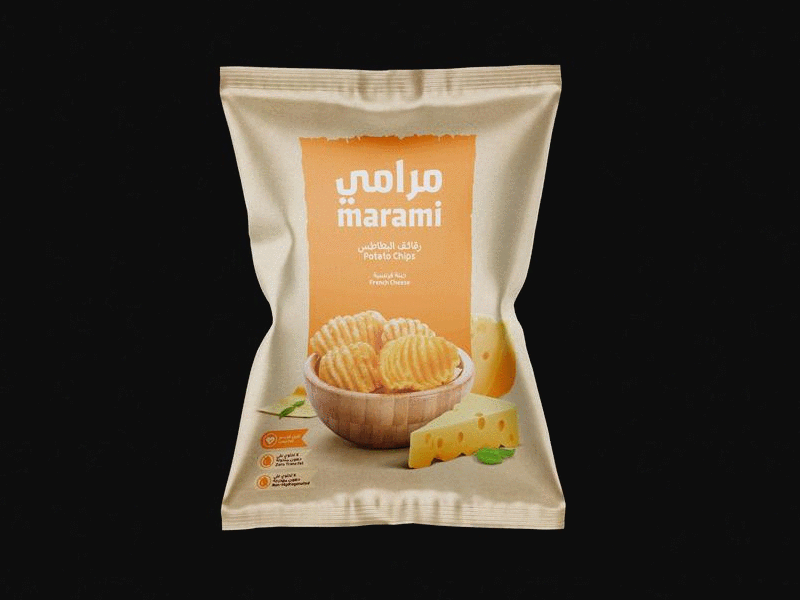Marami Flavors arab bbq branding cheese chilli chips egypt ketchup packaging potato saudi tomato