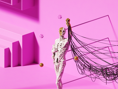 Fractured Mind 3d benjamin c4d fractured mind nadeau octane photoshop