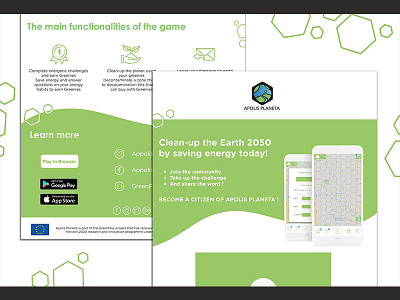 Landing Page - Apolis Planeta agency earth energy green interface nature save serious games ui user experience design ux webdesign