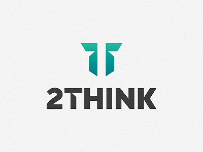 2Think | Branding ai blue brand branding exploration illustrator logo mark think